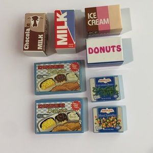 Vintage Barbie Kitchen Miniature Foods